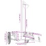 Fahrradanhänger aus Oxford-Stoff und grünem und schwarzem Eisen von , Fahrradanhänger - Ref: Foro24-94200, Preis: 95,99 €, Ra...