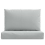 Cushions for pallet sofa 2 pcs light gray melange fabric by , Cushions for chairs and sofas - Ref: Foro24-4002641, Price: 41,...