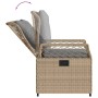 Garten-Essgruppe 5-teilig mit Kissen aus synthetischem Rattan in Beige. von , Gartensets - Ref: Foro24-3263002, Preis: 541,99...