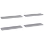 Estantes flotantes de pared 4 uds MDF gris 90x23,5x3,8 cm de vidaXL, Estantes y estanterías - Ref: Foro24-323861, Precio: 63,...