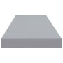 Estantes flotantes de pared 4 uds MDF gris 90x23,5x3,8 cm de vidaXL, Estantes y estanterías - Ref: Foro24-323861, Precio: 63,...