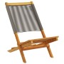 Garden chairs 2 units solid acacia wood gray polypropylene by , Garden chairs - Ref: Foro24-367688, Price: 110,88 €, Discount: %