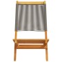 Garden chairs 2 units solid acacia wood gray polypropylene by , Garden chairs - Ref: Foro24-367688, Price: 110,88 €, Discount: %