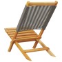 Garden chairs 2 units solid acacia wood gray polypropylene by , Garden chairs - Ref: Foro24-367688, Price: 110,88 €, Discount: %