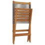 Garden chairs 2 units solid acacia wood gray polypropylene by , Garden chairs - Ref: Foro24-367688, Price: 110,88 €, Discount: %