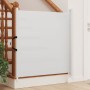 Puerta retráctil para mascotas blanca 117,5x125 cm de , Puertas para niños y mascotas - Ref: Foro24-4004130, Precio: 51,95 €,...