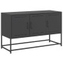 Mueble para TV de acero negro 100,5x39x60,5 cm de , Muebles TV - Ref: Foro24-846476, Precio: 93,79 €, Descuento: %