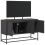 Mueble para TV de acero negro 100,5x39x60,5 cm de , Muebles TV - Ref: Foro24-846476, Precio: 93,79 €, Descuento: %