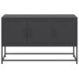 Mueble para TV de acero negro 100,5x39x60,5 cm de , Muebles TV - Ref: Foro24-846476, Precio: 93,79 €, Descuento: %