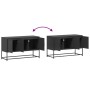 Mueble para TV de acero negro 100,5x39x60,5 cm de , Muebles TV - Ref: Foro24-846476, Precio: 93,79 €, Descuento: %