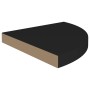 Black MDF corner floating shelf 35x35x3.8 cm by vidaXL, Shelves and shelves - Ref: Foro24-323919, Price: 26,72 €, Discount: %