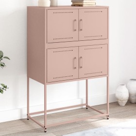 Steel pink sideboard 68.5x38.5x107 cm by , Sideboards - Ref: Foro24-846483, Price: 108,21 €, Discount: %