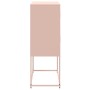 Aparador de acero rosa 68,5x38,5x107 cm de , Aparadores - Ref: Foro24-846483, Precio: 108,21 €, Descuento: %