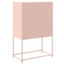 Aparador de acero rosa 68,5x38,5x107 cm de , Aparadores - Ref: Foro24-846483, Precio: 108,21 €, Descuento: %