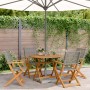 5-teiliges Gartensitzgruppen-Set aus PE-Rattan und massivem Holz in Grau. von , Gartensets - Ref: Foro24-3281815, Preis: 383,...