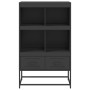 Kaltgewalzter schwarzer Stahlschrank 68,5x39x111,5 cm von , Sideboards - Ref: Foro24-846602, Preis: 121,41 €, Rabatt: %