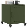 Bedside tables 2 units olive green steel 36x39x43.5 cm by , Nightstands - Ref: Foro24-846623, Price: 99,15 €, Discount: %