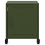 Bedside tables 2 units olive green steel 36x39x43.5 cm by , Nightstands - Ref: Foro24-846623, Price: 99,15 €, Discount: %