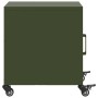 Bedside tables 2 units olive green steel 36x39x43.5 cm by , Nightstands - Ref: Foro24-846623, Price: 99,15 €, Discount: %