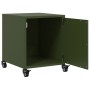 Bedside tables 2 units olive green steel 36x39x43.5 cm by , Nightstands - Ref: Foro24-846623, Price: 99,15 €, Discount: %