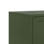 Bedside tables 2 units olive green steel 36x39x43.5 cm by , Nightstands - Ref: Foro24-846623, Price: 99,15 €, Discount: %