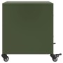 Bedside tables 2 units olive green steel 36x39x43.5 cm by , Nightstands - Ref: Foro24-846635, Price: 130,15 €, Discount: %