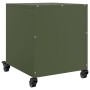 Bedside tables 2 units olive green steel 36x39x43.5 cm by , Nightstands - Ref: Foro24-846635, Price: 130,15 €, Discount: %