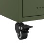 Bedside tables 2 units olive green steel 36x39x43.5 cm by , Nightstands - Ref: Foro24-846635, Price: 130,15 €, Discount: %