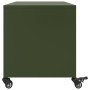 TV stand made of cold-rolled steel in olive green, measuring 68x39x43.5 cm. by , TV Furniture - Ref: Foro24-846642, Price: 73...