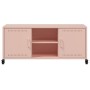 TV-Möbel aus kaltgewalztem Stahl in Rosa, 100,5x39x43,5 cm. von , TV-Möbel - Ref: Foro24-846663, Preis: 121,90 €, Rabatt: %