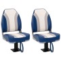 Set de asientos plegables para barco 4 uds con respaldo alto de , Embarcaciones - Ref: Foro24-3284304, Precio: 230,77 €, Desc...