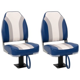 Set de asientos plegables para barco 4 uds con respaldo alto de , Embarcaciones - Ref: Foro24-3284304, Precio: 230,77 €, Desc...