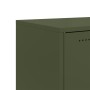 Cold-rolled steel sideboard in olive green 68.5x39x72 cm by , Sideboards - Ref: Foro24-846654, Price: 103,88 €, Discount: %