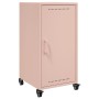 Cold-rolled steel sideboard in pink, 36x39x72 cm by , Sideboards - Ref: Foro24-846675, Price: 72,89 €, Discount: %