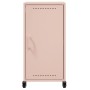 Cold-rolled steel sideboard in pink, 36x39x72 cm by , Sideboards - Ref: Foro24-846675, Price: 72,89 €, Discount: %