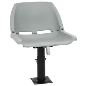 Folding boat seats without gray cushion 2 pcs 48x51x41 cm by , Boats - Ref: Foro24-3284274, Price: 97,72 €, Discount: %