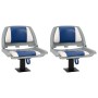 Folding boat seats 4 units blue and white 48x51x41 cm by , Boats - Ref: Foro24-3284281, Price: 188,60 €, Discount: %