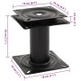 Boat seat pedestal with 360° swivel steel seat by , Sailboat parts - Ref: Foro24-3294939, Price: 44,53 €, Discount: %