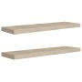 Estantes flotantes de pared 2 uds MDF roble 90x23,5x3,8 cm de vidaXL, Estantes y estanterías - Ref: Foro24-323881, Precio: 46...