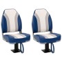 Asientos de barco 2 uds con pedestal giratorio 360° de , Embarcaciones - Ref: Foro24-3294972, Precio: 245,10 €, Descuento: %