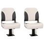 Boat seats 2 units with 360° swivel pedestal by , Boats - Ref: Foro24-3294966, Price: 194,64 €, Discount: %