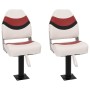 Asientos de barco 2 uds con pedestal giratorio 360° de , Embarcaciones - Ref: Foro24-3294985, Precio: 227,32 €, Descuento: %