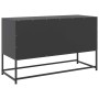 Black steel TV stand 100.5x39x60.5 cm by , TV Furniture - Ref: Foro24-846512, Price: 90,24 €, Discount: %