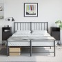 Bedside tables 2 units black steel 36x39x78 cm by , Nightstands - Ref: Foro24-846567, Price: 118,85 €, Discount: %