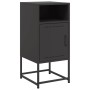 Bedside tables 2 units black steel 36x39x78 cm by , Nightstands - Ref: Foro24-846567, Price: 118,85 €, Discount: %