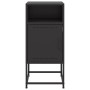 Bedside tables 2 units black steel 36x39x78 cm by , Nightstands - Ref: Foro24-846567, Price: 118,85 €, Discount: %