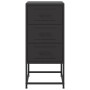 Mesita de noche acero negra 36x39x78 cm de , Mesitas de noche - Ref: Foro24-846578, Precio: 81,71 €, Descuento: %