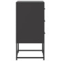 Mesita de noche acero negra 36x39x78 cm de , Mesitas de noche - Ref: Foro24-846578, Precio: 81,71 €, Descuento: %