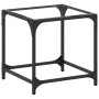 Mesa de centro superficie vidrio transparente acero 40x40x40 cm de , Mesas de centro - Ref: Foro24-845958, Precio: 36,75 €, D...