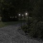 Outdoor floor lamps 3 pcs stainless steel black 100 cm by , Outdoor lighting - Ref: Foro24-4006348, Price: 108,79 €, Discount: %